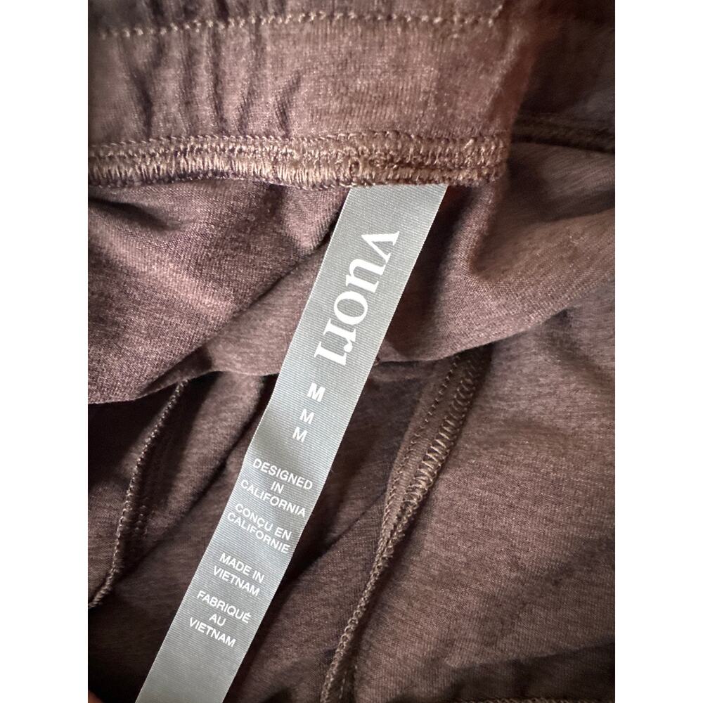 VUORI Halo Essential Wideleg Pant Heathered Brown Style VW4023 Size Medium - Picture 3 of 8